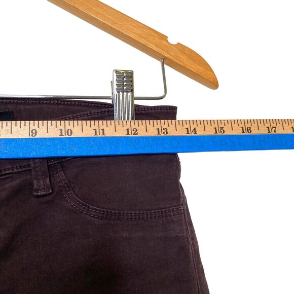 J Brand Size 26 Super Skinny Snifter Jeans Womens Wine Maroon Mid Rise Pants - Picture 6 of 12